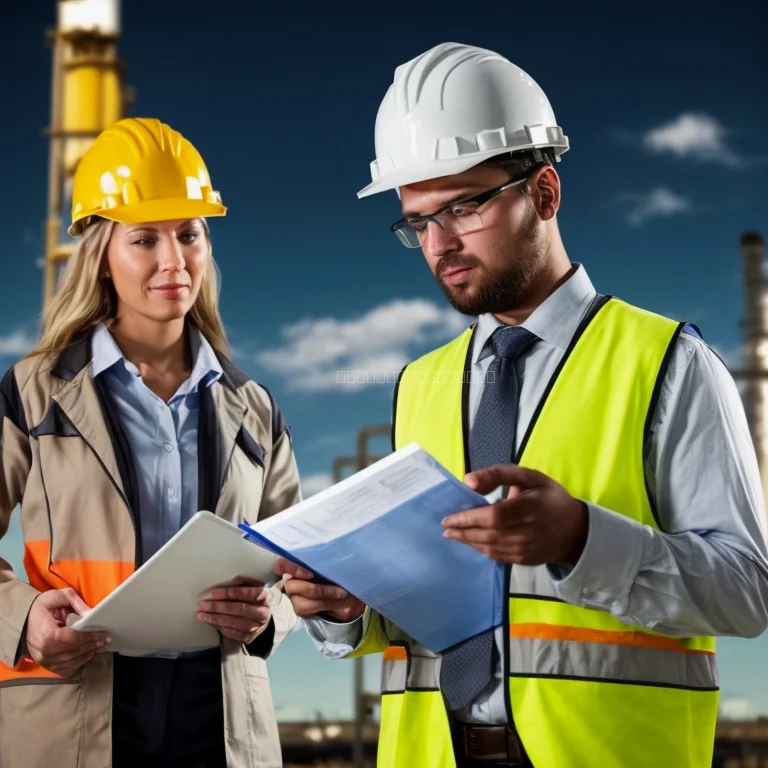 Professional discussing career opportunities in oil and gas industry